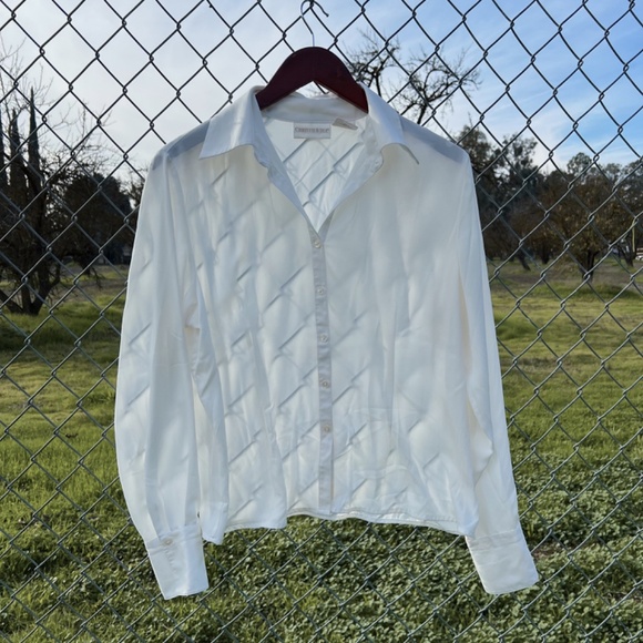 Vintage 80s Christie & Jill Blouse - Picture 1 of 9